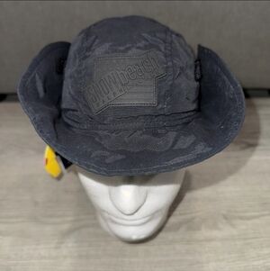 Polo Ralph Lauren Snow Beach Black On Black Boonie Hat.